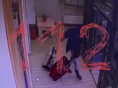 На кадрах Сергей В. — он выносит тело расчленённой девушки в чемоданах. На кадрах Сергей В. — он выносит тело расчленённой девушки в чемоданах.