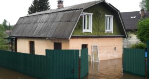 Подтопленной дом - РИА Новости, 1920, 25.03.2026