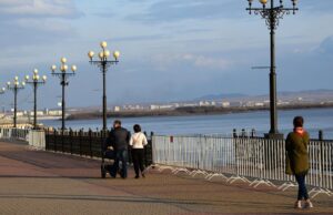 Городская набережная вдоль реки Амур в Хабаровске - РИА Новости, 1920, 22.03.2026