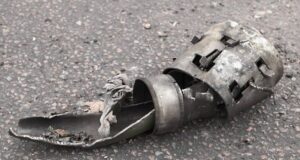 Фрагмент боеприпаса после атаки беспилотного летательного аппарата - РИА Новости, 1920, 17.03.2026