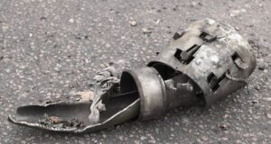 Фрагмент боеприпаса после атаки беспилотного летательного аппарата - РИА Новости, 1920, 30.03.2026