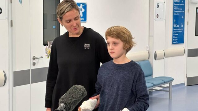 Мальчик, пострадавший при взрыве СВУ в Красногорске - РИА Новости, 1920, 26.03.2026