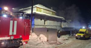 На месте пожара в сауне в Прокопьевске Кемеровской области - РИА Новости, 1920, 30.03.2026