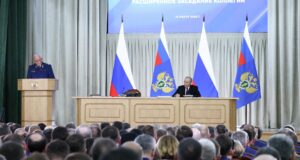 Президент РФ Владимир Путин на расширенном заседании коллегии Генеральной прокуратуры РФ - РИА Новости, 1920, 19.03.2026