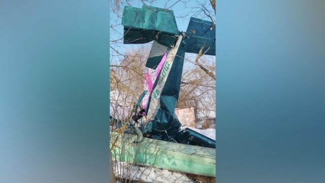 Место падения легкомоторного самолета в городском округе Коломна - РИА Новости, 1920, 20.03.2026