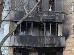 Последствия пожара в девятиэтажном жилом доме в центре Москвы - РИА Новости, 1920, 23.03.2026