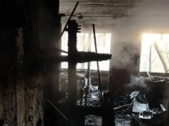 Последствия пожара в девятиэтажном жилом доме в центре Москвы - РИА Новости, 1920, 24.03.2026