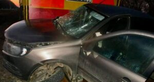 Последствия столкновения поезда и легкового автомобиля в Воронежской области - РИА Новости, 1920, 23.03.2026