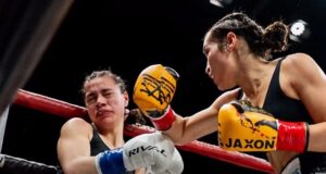 Эпизод проигранного боя боксерши Исис Сио - РИА Новости, 1920, 26.03.2026