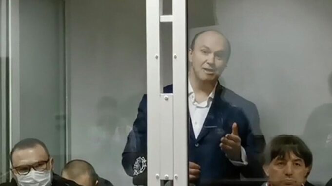 Константин Пискарев (Костя Большой) в Мособлсуде. Кадр видео - РИА Новости, 1920, 31.03.2026