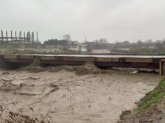 Мост через реку Ярык-Су во время обильных осадков в Хасавюрте - РИА Новости, 1920, 29.03.2026