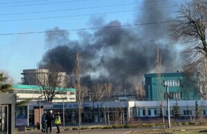 Пожар на территории завода Нижнекамскнефтехим в Нижнекамске - РИА Новости, 1920, 31.03.2026