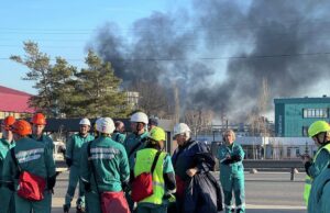 Пожар на заводе в Нижнекамске - РИА Новости, 1920, 31.03.2026