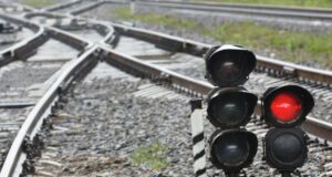 Железнодорожный светофор - РИА Новости, 1920, 24.03.2026