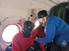 На кадрах спасение пропавших туристов на Камчатке. Двое человек погибли, ещё пять найдены с сильным