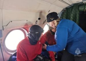 На кадрах спасение пропавших туристов на Камчатке. Двое человек погибли, ещё пять найдены с сильным