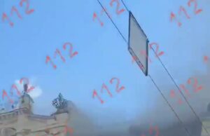 Доходный дом банкира Генриха Блокка загорелся на Невском проспекте в Санкт-Петербурге.