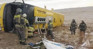 В Забайкальском крае опрокинулся автобус с иностранцами. Один человек погиб, двенадцать человек пост