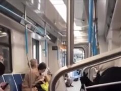 Момент аварии в метрополитене попал на видео.