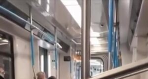 Момент аварии в метрополитене попал на видео.