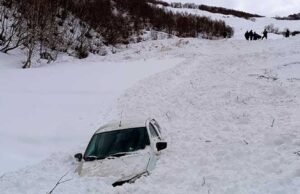 На месте схода снежной лавины в селе Удок Цунтинского района Дагестана - РИА Новости, 1920, 16.04.2026