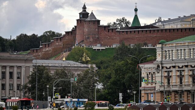 Стены и башня Нижегородского кремля - РИА Новости, 1920, 24.04.2026