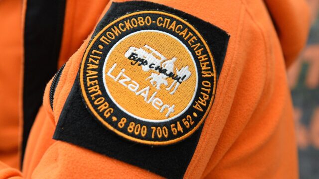 Нашивка на форме волонтера поисково-спасательного отряда Лиза Алерт - РИА Новости, 1920, 24.04.2026