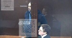 Замдиректора департамента Минтранса Владимир Луговенко в зале суда - РИА Новости, 1920, 18.04.2026