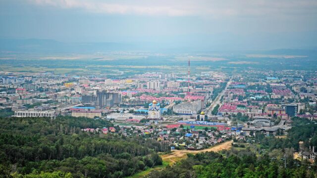 Вид на город Южно-Сахалинск - РИА Новости, 1920, 16.04.2026