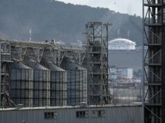 В Новороссийске после ударов БПЛА по КТК загорелись резервуары с нефтепродуктами Перевалочный нефтяной терминал Шесхарис в порту Новороссийска - РИА Новости, 1920, 06.04.2026