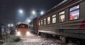 Вагон пригородного поезда на станции Новосибирск-Главный Западно-Сибирской железной дороги - РИА Новости, 1920, 06.04.2026