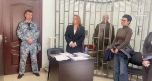 Евгений Горобец в зале суда - РИА Новости, 1920, 06.04.2026