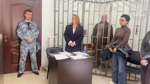 Евгений Горобец в зале суда - РИА Новости, 1920, 06.04.2026