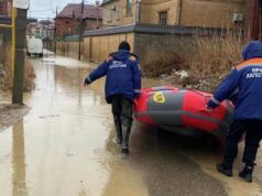 В Дербентском районе эвакуировали жителей домов, находящихся в зоне подтопления Сотрудники МЧС во время наводнения в Дагестане - РИА Новости, 1920, 05.04.2026