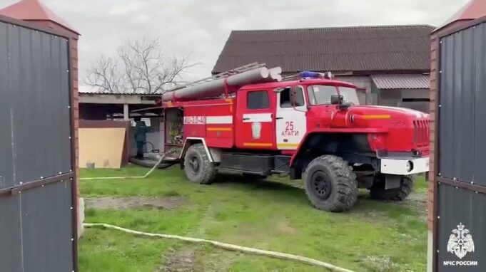 Ликвидация последствий подтопления в Чеченской республике - РИА Новости, 1920, 02.04.2026