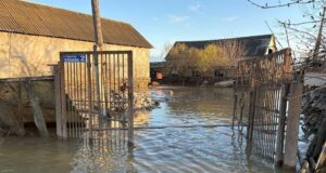 Подтопленная улица в селе Адильотар Хасавюртовского района Дагестана - РИА Новости, 1920, 05.04.2026