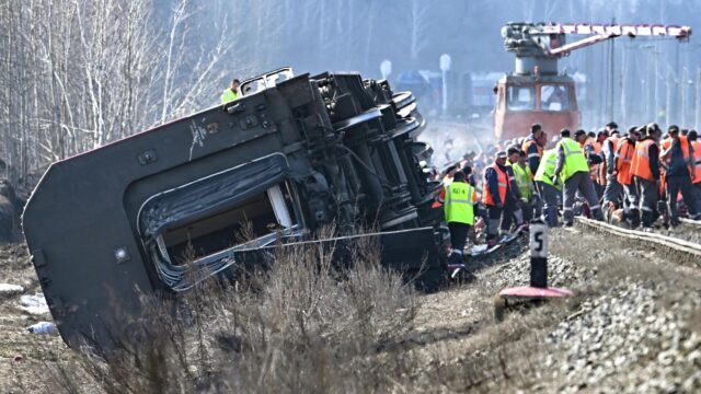 На месте схода вагонов поезда в Ульяновской области - РИА Новости, 1920, 03.04.2026