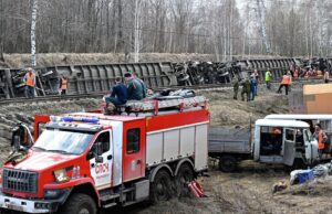 На месте схода вагонов поезда в Ульяновской области. 3 апреля 2026 - РИА Новости, 1920, 05.04.2026