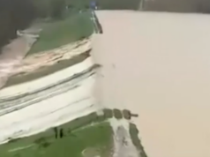 Прорыв дамбы на Геджухском водохранилище - РИА Новости, 1920, 06.04.2026