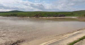 Геджухское водохранилище в Дагестане, где произошел прорыв дамбы - РИА Новости, 1920, 10.04.2026