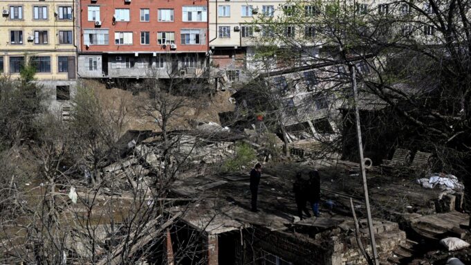 Последствия ливневых дождей в Махачкале - РИА Новости, 1920, 10.04.2026