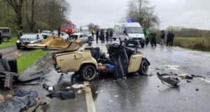 Последствия ДТП с участием трех автомобилей в Северной Осетии - РИА Новости, 1920, 11.04.2026