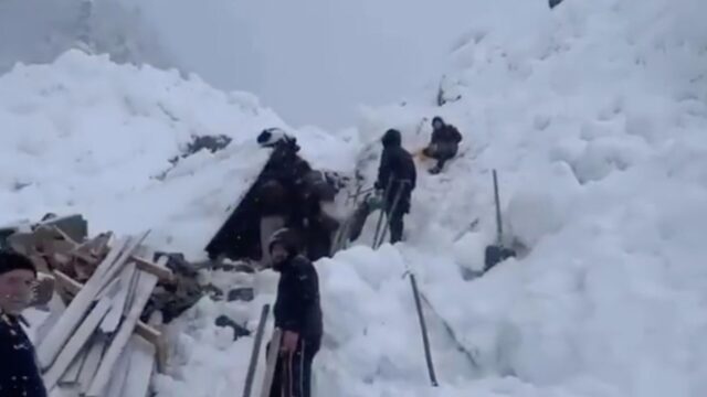 Сход лавины в Дагестане - РИА Новости, 1920, 14.04.2026