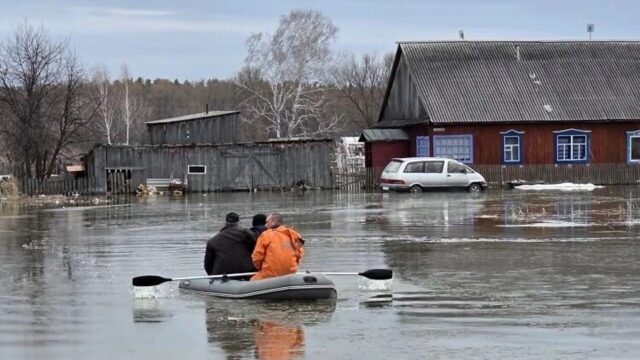 МЧС: в Камне-на-Оби после паводка разворачивают дамбы длиной около 400 метров Паводок в Алтайском крае. 13.04.2026 - РИА Новости, 1920, 14.04.2026