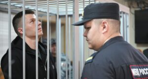 Артем Чекалин на оглашении приговора в Гагаринском районном суде в Москве - РИА Новости, 1920, 13.04.2026