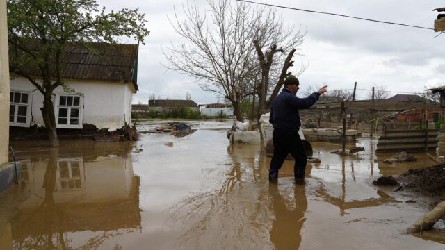 Рустам демонстрируюет последствия наводнения - РИА Новости, 1920, 30.04.2026