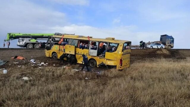 На месте ДТП с пассажирским автобусом в Забайкальском крае - РИА Новости, 1920, 18.04.2026