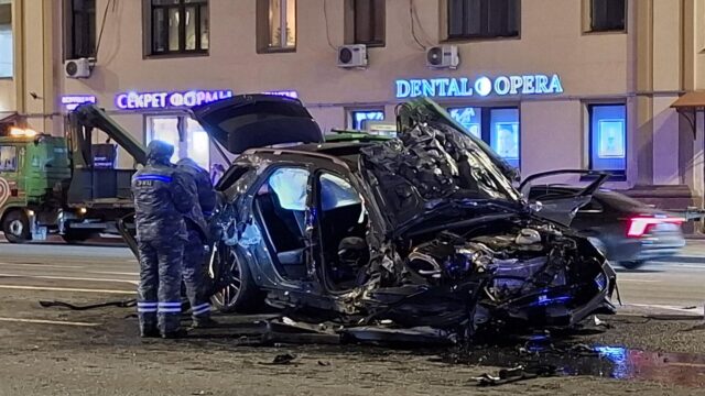 Последствия массового ДТП в центре Москвы - РИА Новости, 1920, 21.04.2026