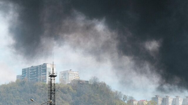 Пожар на морском терминале в Туапсе - РИА Новости, 1920, 23.04.2026