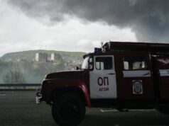 Дым от пожара на морском терминале в Туапсе - РИА Новости, 1920, 22.04.2026